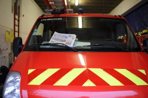 Merci les pompiers, oui vous êtes de supers lecteurs de Vaucluse Matin !