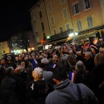 Le 8 janvier sur la place Clémenceau à Orange