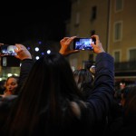 Le 8 janvier sur la place Clémenceau à Orange