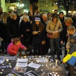 Le 8 janvier sur la place Clémenceau à Orange